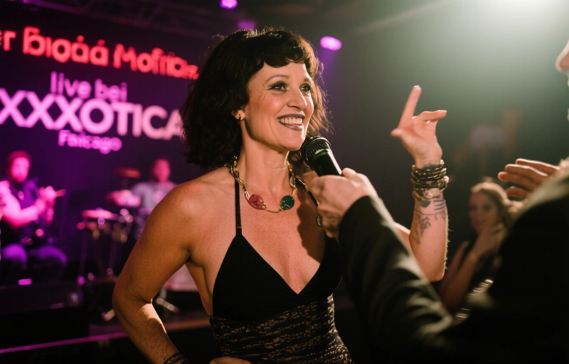 Visuelle Darstellung von Abigaiil Morris live bei EXXXOTICA Chicago