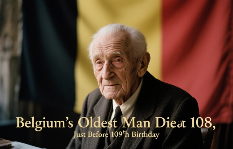 Visual representation of Belgium's Oldest Man Dies at 108, Just Before 109th Birthday