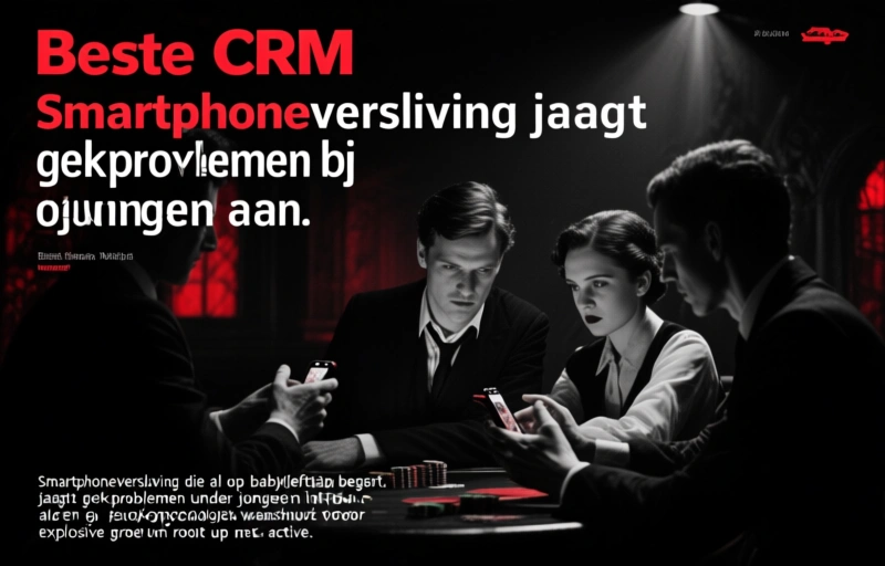 Smartphoneverslaving jaagt gokproblemen bij jongeren aan