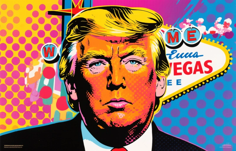 Trump Las Vegasissa: ei veroja juomarahalle