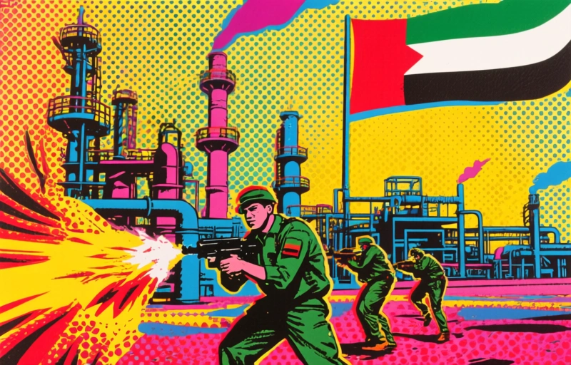 Aanvallen op gasinstallatie UAE en olieraffinaderij Koeweit