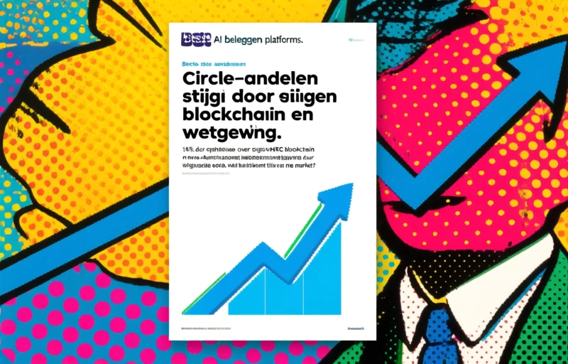 Circle-aandelen stijgen door eigen blockchain en wetgeving