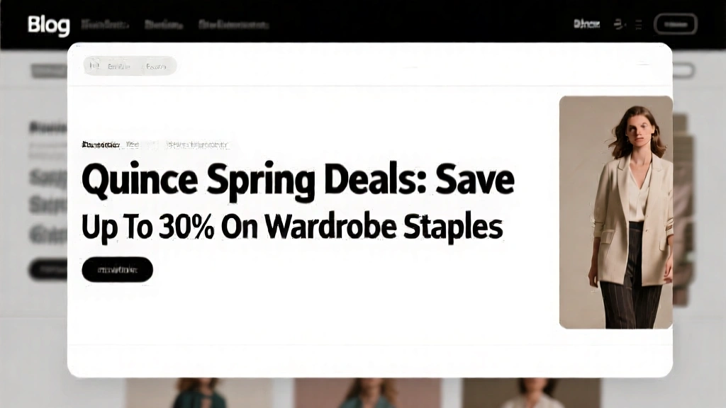 Quince Spring Deals: Save Up To 30% On Wardrobe Staples