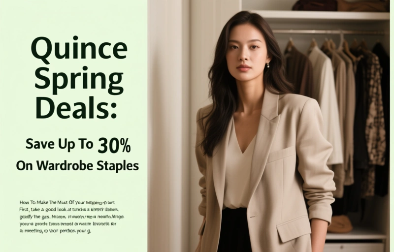 Visual representation of Quince Spring Deals