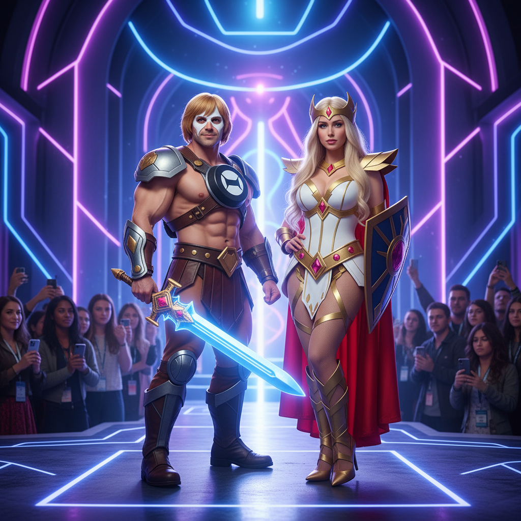 Little Puck und Angela White starten He-Man-Cosplay auf OnlyFans