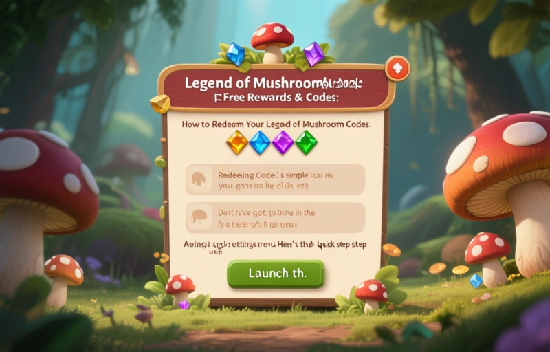 Visual representation of Legend of Mushroom April 2026 Codes