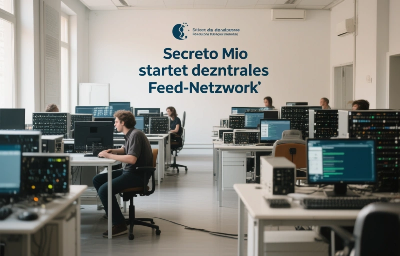 Visuelle Darstellung von Secreto Mio startet dezentrales Feed-Netzwerk