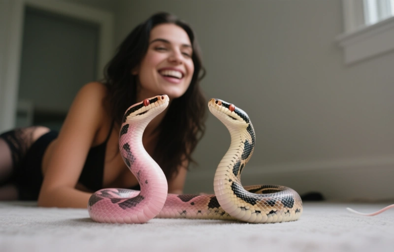 Blush Serpent Collection Adds Twin Python Dildo
