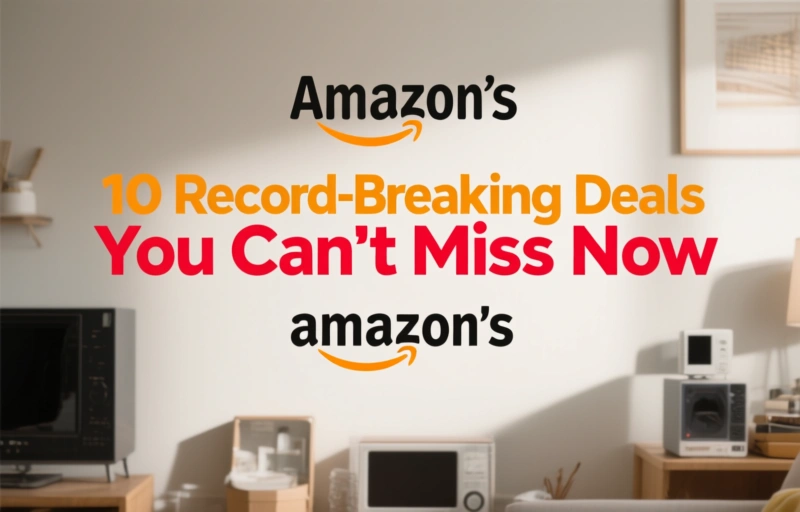 Visual representation of Amazon's 10 Record-Breaking Deals You Can't Miss Now