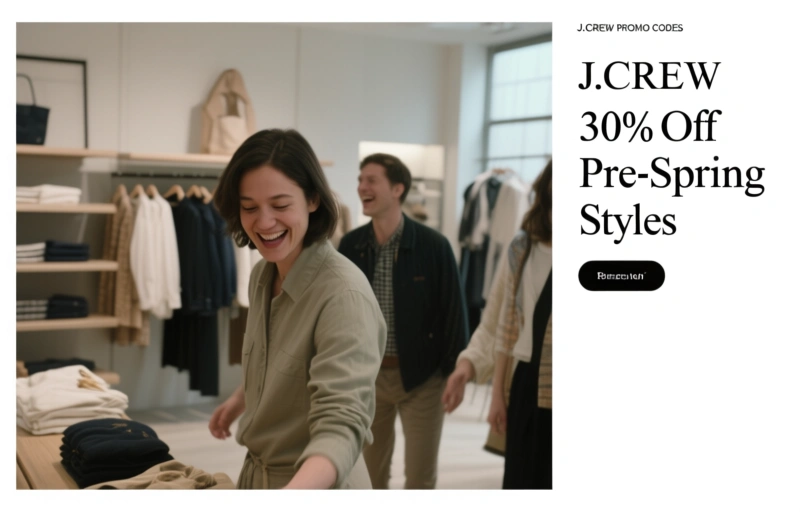 J.Crew Promo Codes: 30% Off Pre-Spring Styles