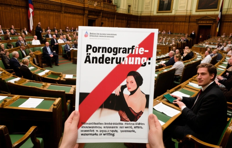 Visuelle Darstellung von Pornografie-Änderungen