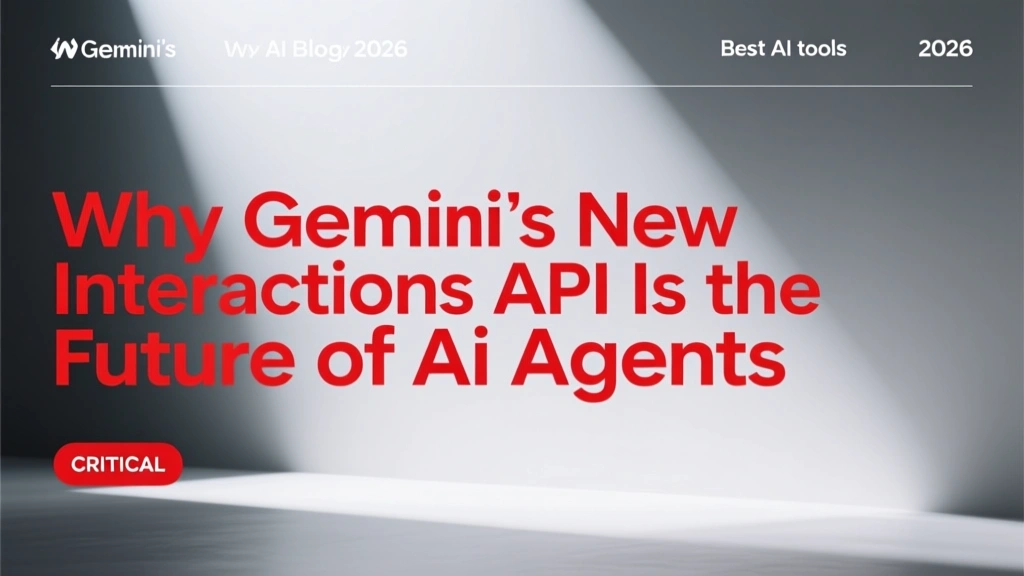Why Gemini's New Interactions API Is the Future of AI Agents