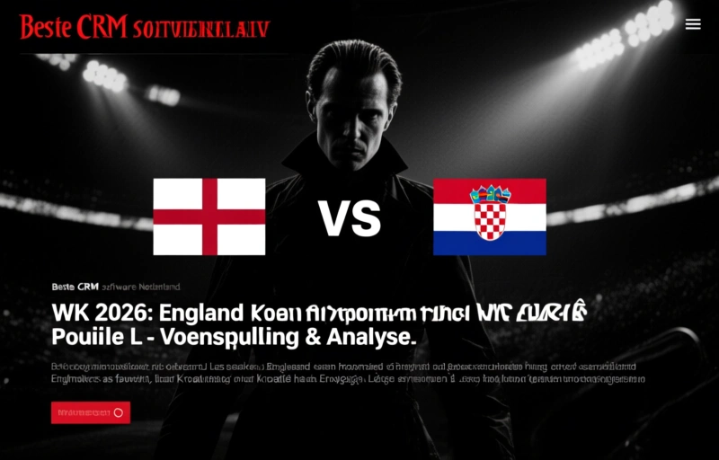 WK 2026: Engeland vs Kroatië - Voorspelling & Analyse