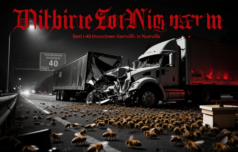 Million Bees Swarm After I-40 Truck Crash in Knoxville