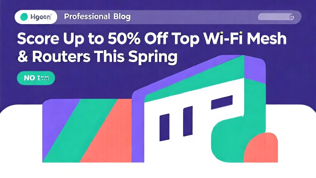 Score Up to 50% Off Top Wi-Fi Mesh & Routers This Spring