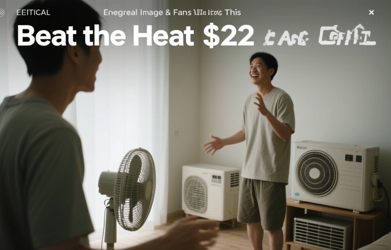 Beat the Heat: $22 Off Fans & AC Units with This Code