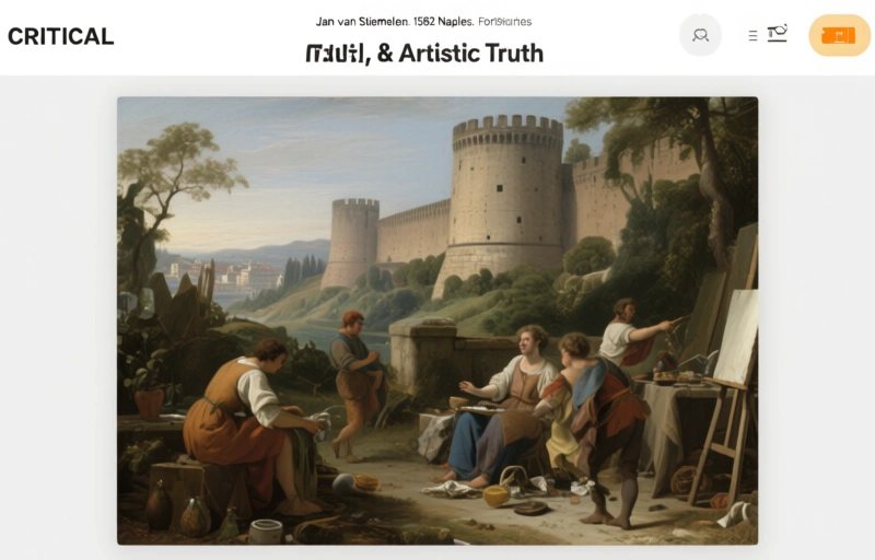 Jan van Stinemolen's 1582 Naples: Nature, Fortifications & Artistic Truth