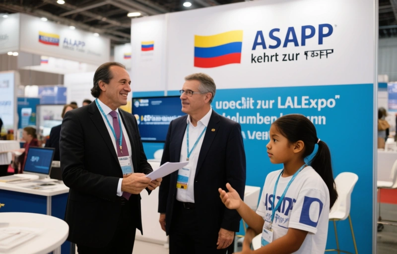 Visuelle Darstellung von ASACP kehrt zur LALExpo nach Kolumbien zurück