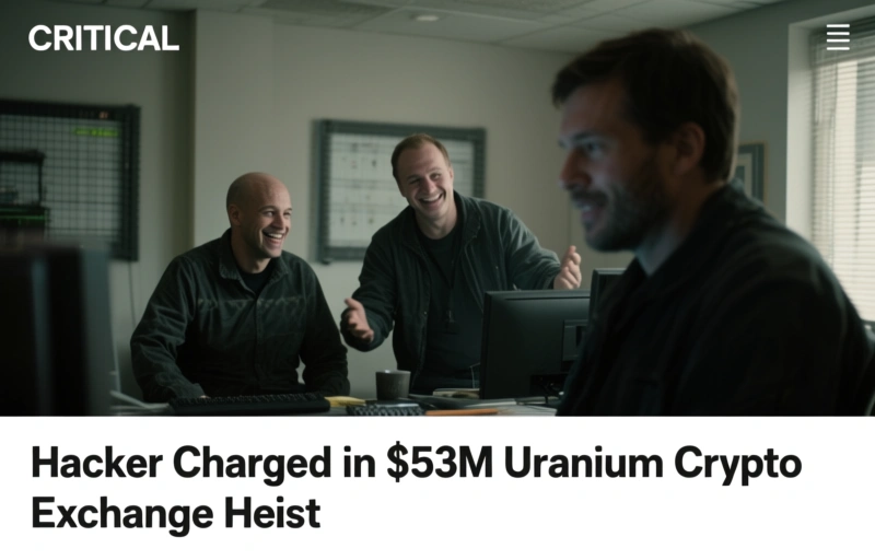 Hacker Charged in $53M Uranium Crypto Exchange Heist