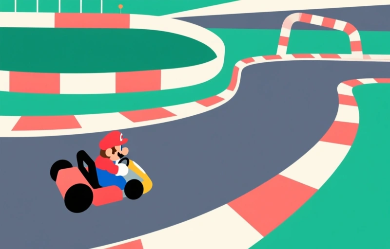 Te hard rijden en bocht te laat zien: oorzaken problemen Mario Kart-bocht