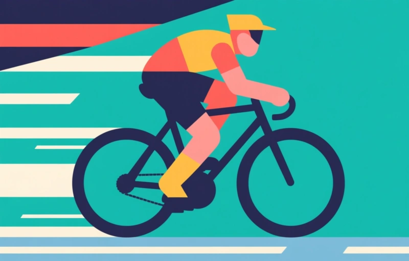 Visuele weergave van Te hard rijden en bocht te laat zien