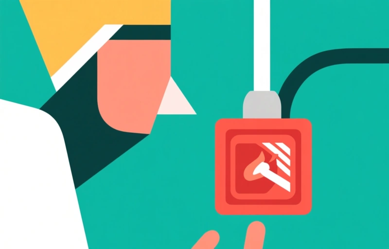 Visuele weergave van Mechanisch probleem veroorzaakt brandalarm USC campus