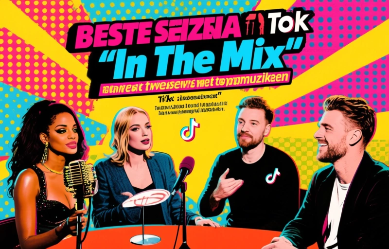 Tweede seizoen TikTok 'In The Mix' podcast: interviews met topmuzikanten