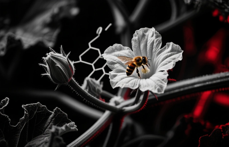 How Domestication Altered Squash Flower Chemicals for Bees