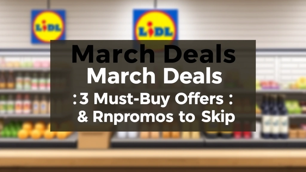 Lidl March Deals: 3 Must-Buy Offers & 3 Promos to Skip