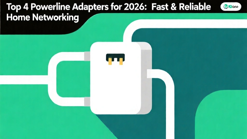 Top 4 Powerline Adapters for 2026: Fast & Reliable Home Networking