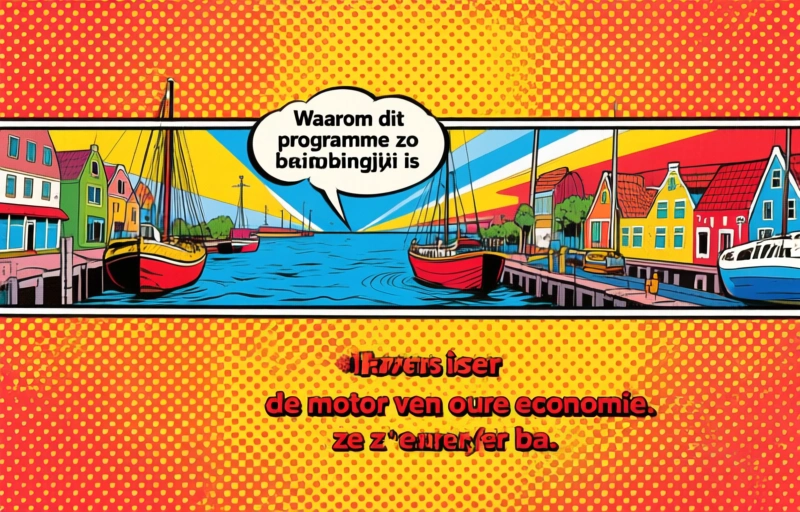 Visuele weergave van Gebiedsprogramma Poort Zeebrugge