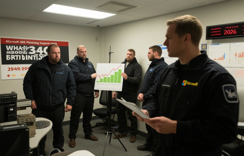 Visual representation of Microsoft 365 Phishing Attack Targets 340+ Global Organizations