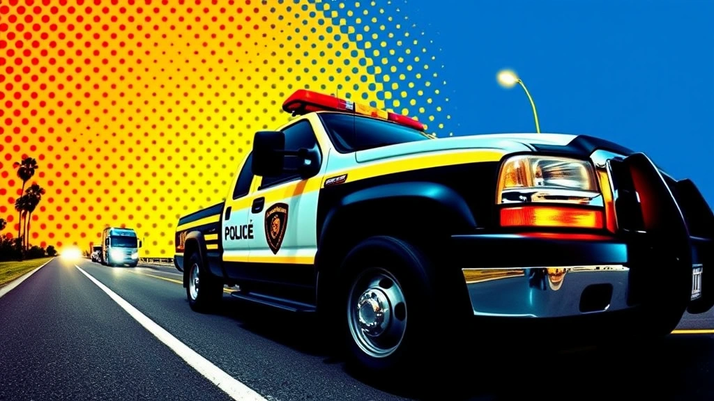 Florida Deputy's Bodycam Captures Truck Clipping Patrol Car