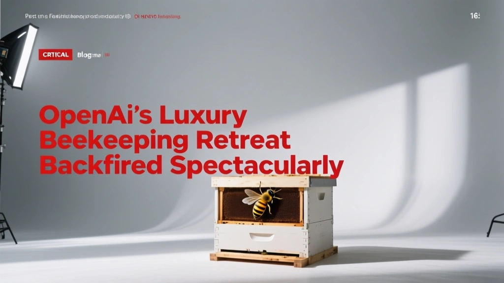 OpenAI's Luxury Beekeeping Retreat Backfired Spectacularly