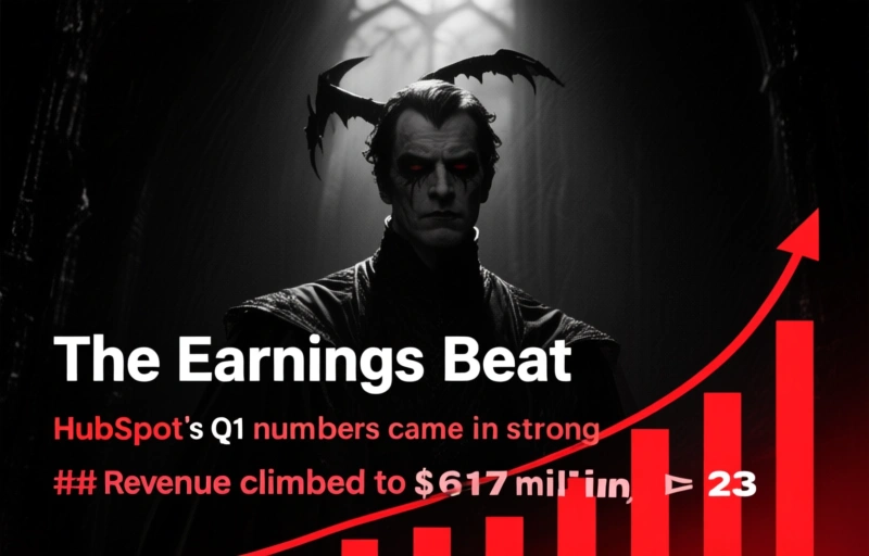 Visual representation of HubSpot Q1 Earnings Beat Despite Downgrade