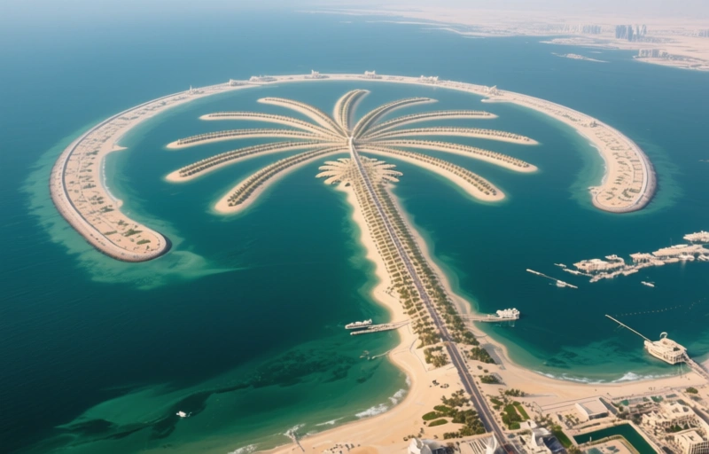 Visual representation of Palm Jebel Ali
