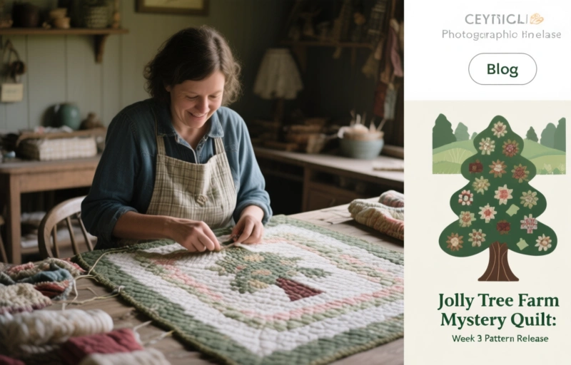 Jolly Tree Farm Mystery Quilt: Week 3 Pattern Release