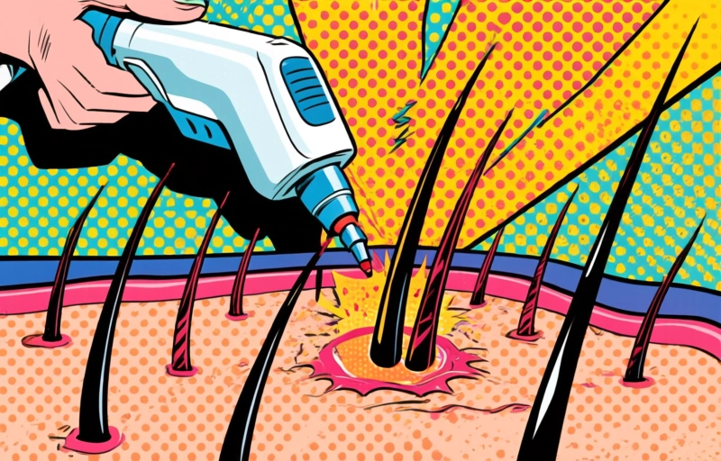 Visual representation of Laser Hair Removal
