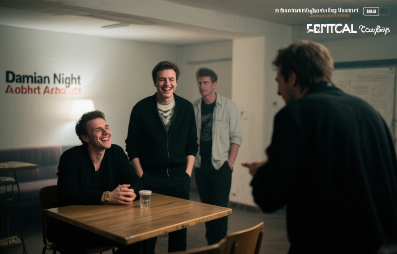 Damian Night erobert Luca Knights Arsch bei CockyBoys