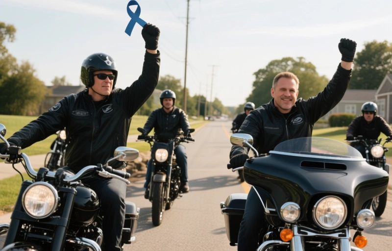 Visual representation of Stylish Bikers Raise Funds for Prostate Cancer and Men's Mental Health