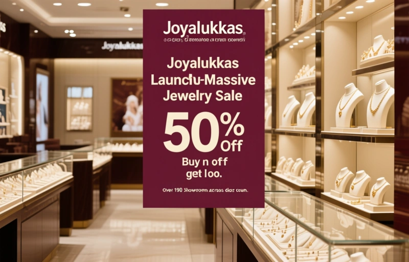 Visual representation of Joyalukkas Launches Massive Jewelry Sale with 50% Off