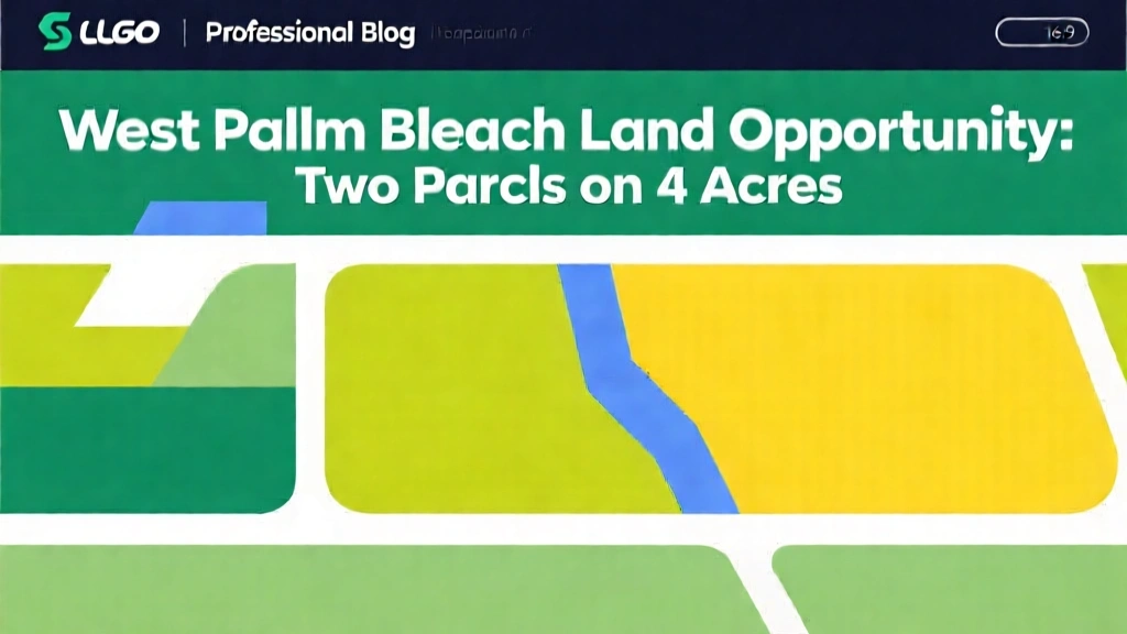 West Palm Beach Land Opportunity: Two Parcels on 4 Acres