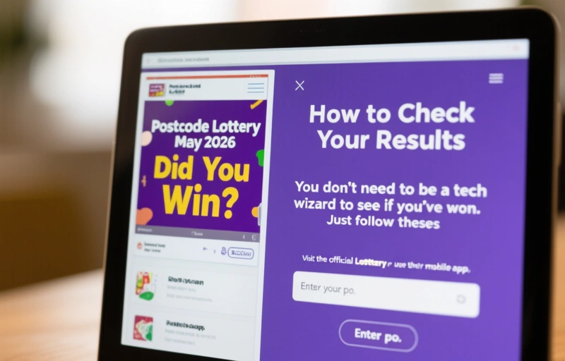 Visual representation of Postcode Lottery May 2026 Results