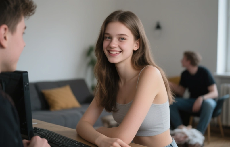 jt935284: Ein 18-jähriges Chaturbate-Model im Porträt