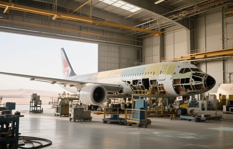 Visual representation of Dubai's New Aviation Hub Facility Boosts Repair Capabilities