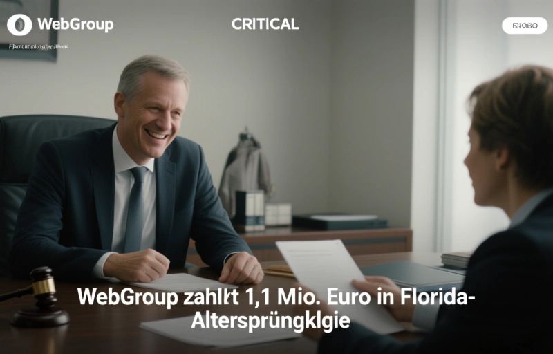 WebGroup zahlt 1,1 Mio. Euro in Florida-Altersprüfungsklage