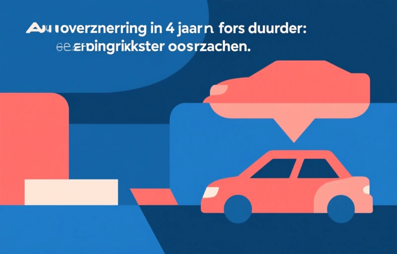 Autoverzekering in 4 jaar fors duurder: de belangrijkste oorzaken