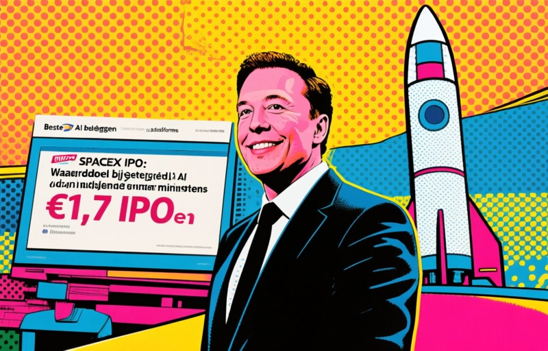 SpaceX IPO: Waardedoel bijgesteld naar minstens €1,7 biljoen