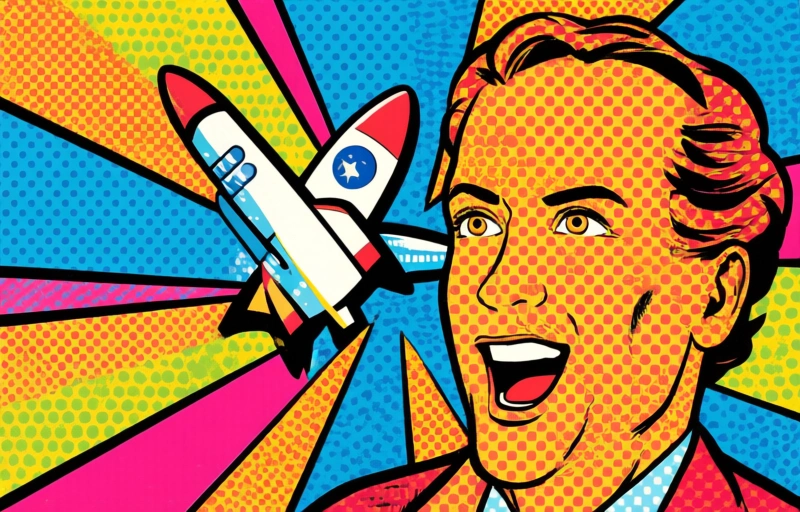 Visuele weergave van SpaceX IPO