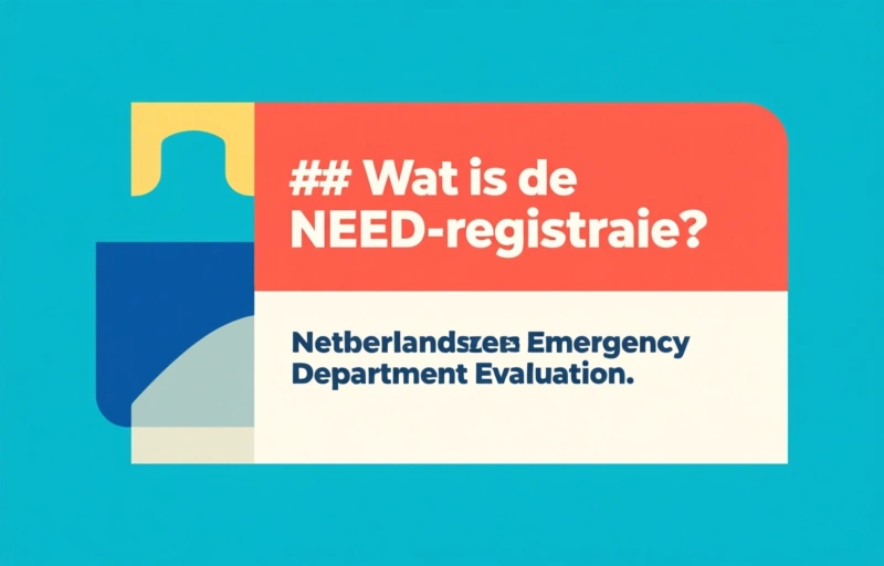 Visuele weergave van Kwaliteitsregistratie SEH dreigt te sneuvelen